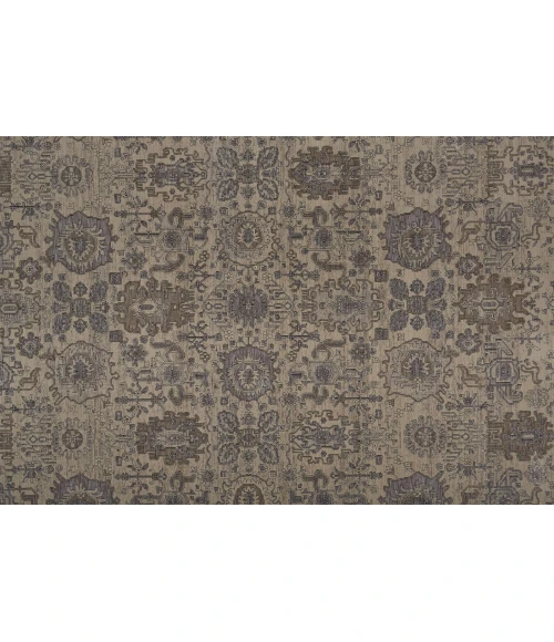 Feizy Marquette Rustic Persian Farmhouse Rug, Beige/Warm Gray, 2ft x 3ft Accent Rug