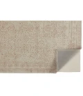 Feizy Bella High/Low Floral Wool Rug, Sand Beige/Blush Pink, 2ft - 6in x 8ft, Runner