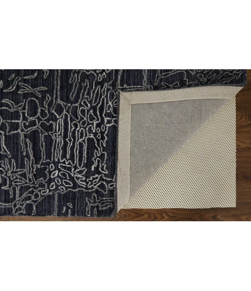 Feizy Whitton Industrial Abstract, Black/Gray/Ivory, 9' x 12' Area Rug