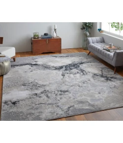 Feizy Astra 39L3F GRAY/BEIGE Area Rug 6 ft. 7 in. X 9 ft. 6 in. Rectangle