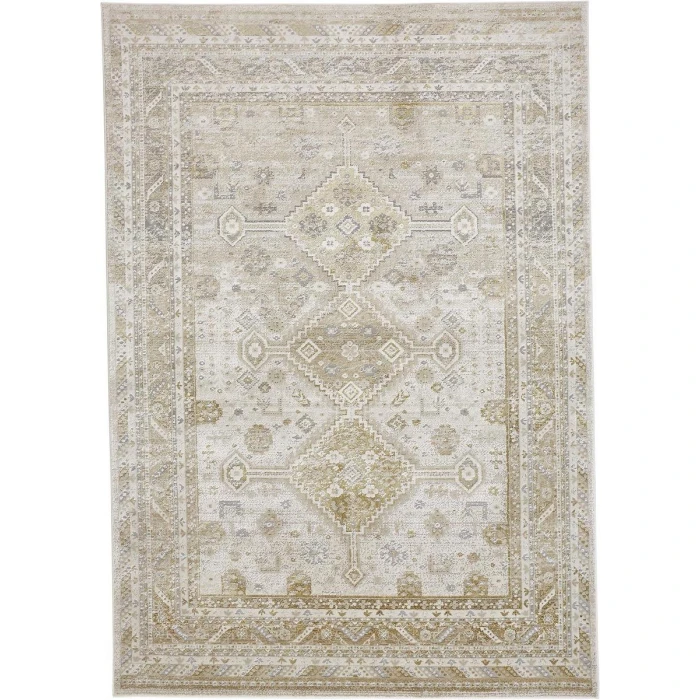 Feizy Aura Vintage Persian, Gold/Ivory, 9'-2" x 12' Area Rug