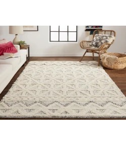 Feizy Anica BLUE/IVORY ANC8007F 6 ft. X 9 ft. Rectangle Rug