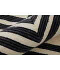 Feizy Maguire Industrial Abstract, Gray/Ivory/Black, 5' x 8' Area Rug