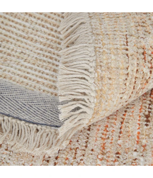 Feizy Caldwell Orange/Tan/Ivory 8798977F 3 ft. 6 in. X 5 ft. 6 in. Rect. Rug