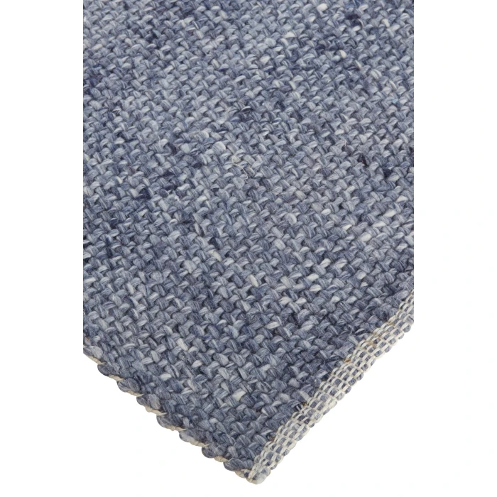 Feizy Naples Space Dyed In/Outdoor Flatweave, Navy/Denim Blue, 8ft x 10ft Area Rug