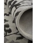 Feizy Bella Casual Floral & Botanical, Gray/Silver/Taupe, 2'-6" x 8' Runner
