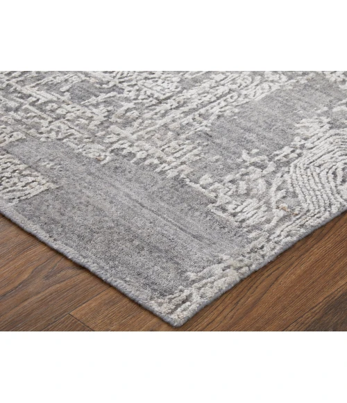 Feizy Eastfield Casual Abstract, Gray, 2' x 3' Area Rug