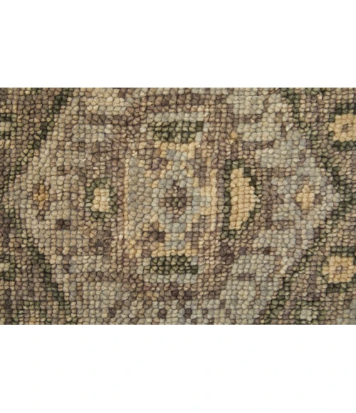 Feizy Fillmore Classic Diamond, Brown/Gray, 2'-6" x 10' Runner