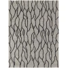 Feizy Enzo 8734F BLACK/TAUPE Area Rug 9 ft. 6 in. X 13 ft. 6 in. Rectangle
