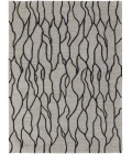 Feizy Enzo Casual Abstract, Ivory/Black/Taupe, 12' x 15' Area Rug