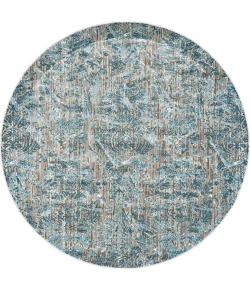 Feizy Keats Blue/Taupe/Ivory 6523475F 8ft.9in. x 8ft.9in. Round Rug