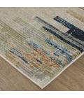 Feizy Melrose Ivory/Blue/Brown MEL39ULF 6ft.7in. x 9ft.6in. Rect. Rug