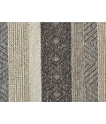 Feizy Berkeley Casual Stripes, Gray/Taupe/Tan, 9'-6" x 13'-6" Area Rug