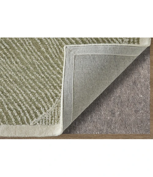 Feizy Winston Green/Ivory WNS8B02F 9ft. x 12ft. Rect. Rug