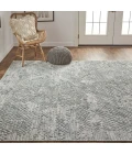Feizy Elias Casual Abstract, Gray, 12' x 15' Area Rug