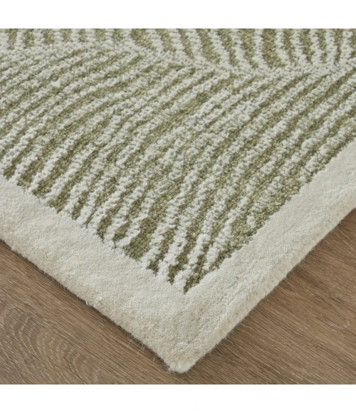 Feizy Winston Green/Ivory WNS8B02F 9ft. x 12ft. Rect. Rug