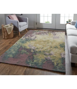 Feizy Amira 8633F PURPLE/GREEN Area Rug 9 ft. X 12 ft. Rectangle