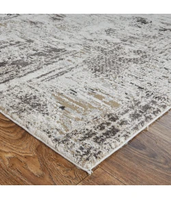 Feizy Vancouver 39FHF IVORY/CHARCOAL Area Rug 2 ft. 10 in. X 7 ft. 10 in. Rectangle