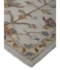 Feizy Fallon Rustic Farmhouse Rug, Ornamental, Gray/Golden, 5ft x 8ft Area Rug