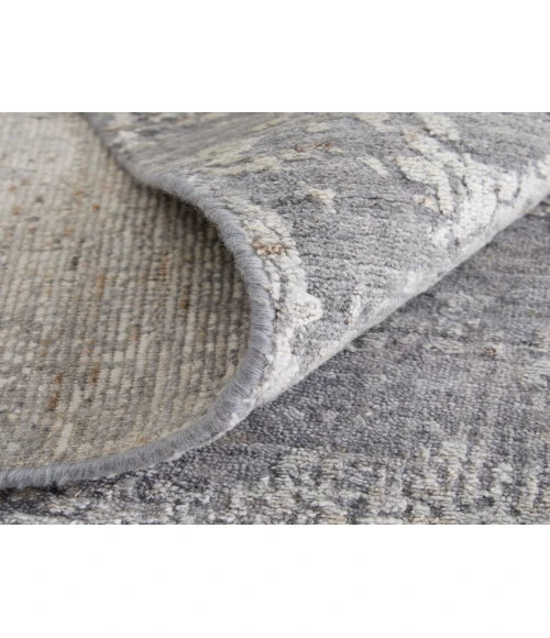 Feizy Eastfield Casual Abstract, Gray, 2' x 3' Area Rug