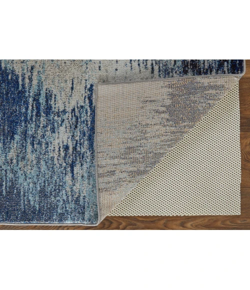 Feizy Edgemont Casual Abstract, Blue/Ivory, 10' x 14' Area Rug