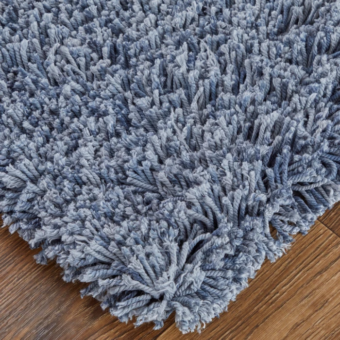 Feizy Stoneleigh Luxury & Glam Solid, Blue, 9' x 12' Area Rug