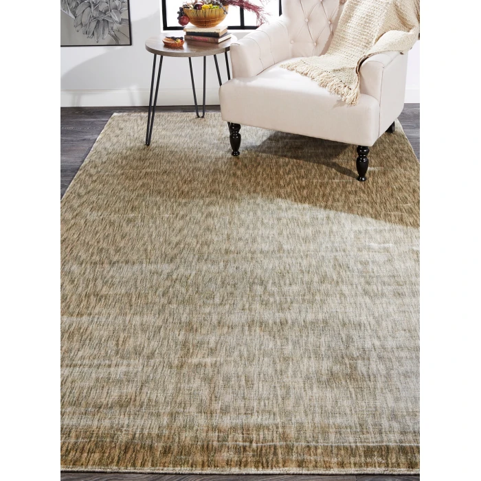 Feizy Marlowe Casual Chevron, Gray/Taupe, 4' x 6' Accent Rug