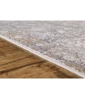 Feizy Cecily Luxury & Glam Distressed, Gray/Orange/Purple, 8' x 8' Square Square Rug