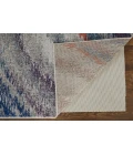 Feizy Edgemont Casual Abstract, Blue/Gray/Orange, 10' x 14' Area Rug