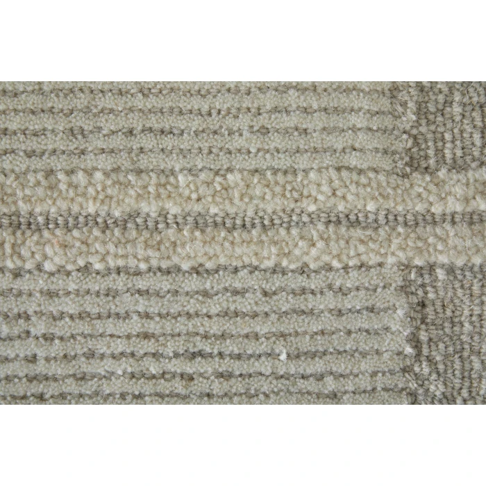 Feizy Winston Gray/Ivory WNS8B01F 2ft. x 3ft. Rect. Rug