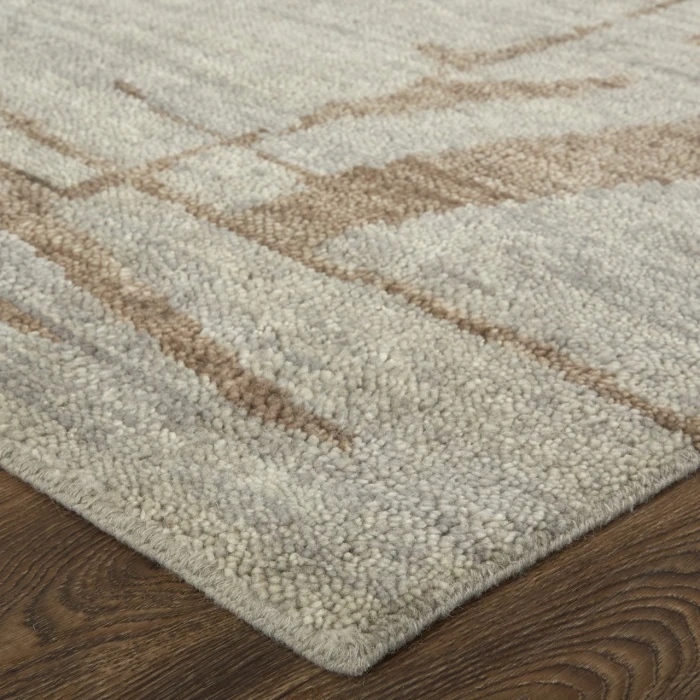 Feizy Sutton Tan/Orange T05T6003 9ft.6in. x 13ft.6in. Rect. Rug