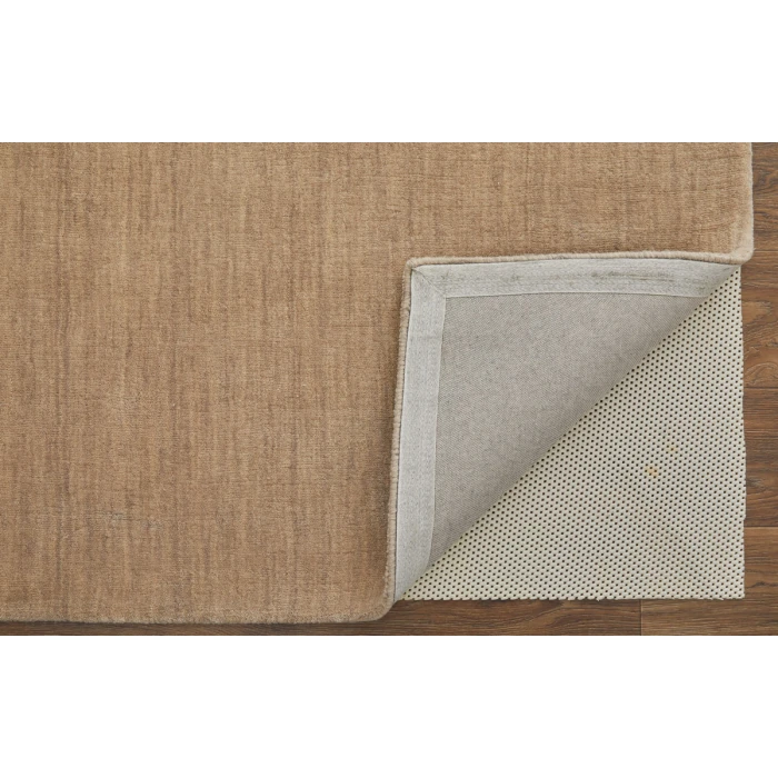 Feizy Luna Casual Solid, Tan, 10' x 10' Round Rug