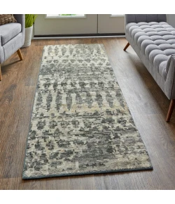 Feizy Palomar 6632F CHARCOAL Area Rug 2 ft. 6 in. X 8 ft. Runner
