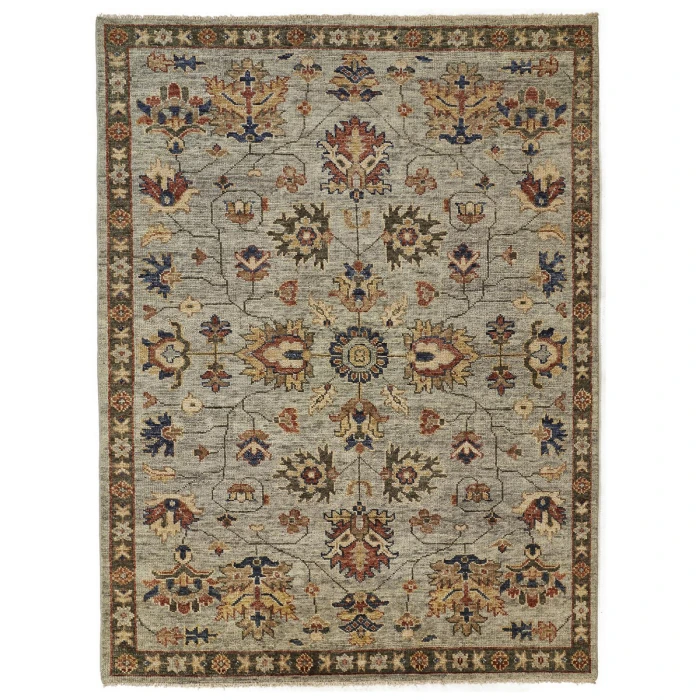 Feizy Carrington GREEN GRAY 9826503F 9 ft. 6 in. X 13 ft. 6 in. Rectangle Rug