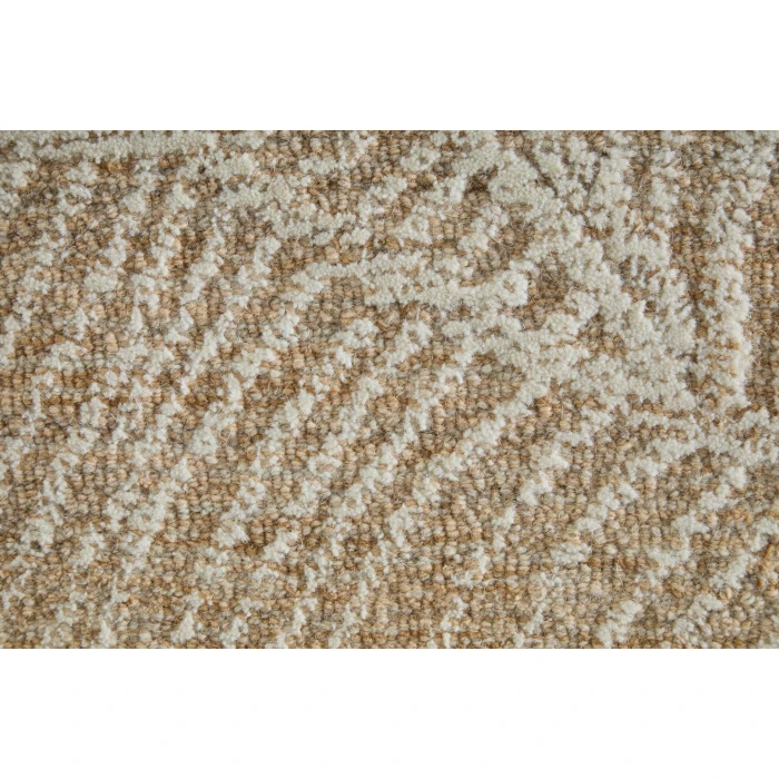 Feizy Winston Tan/Ivory WNS8B02F 9ft. x 12ft. Rect. Rug