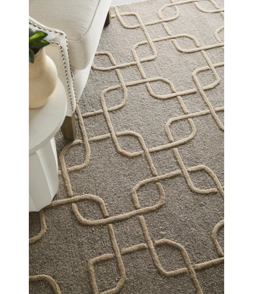 Feizy Kimball Gray/Taupe/Tan KIM8A35F 12ft. x 15ft. Rect. Rug