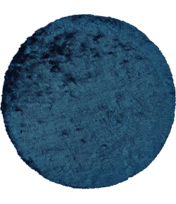 Feizy Indochine 4550F TEAL Area Rug 8 ft. X 8 ft. Round