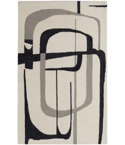 Feizy Maguire 8905F IVORY/BLACK Area Rug 12 ft. X 15 ft. Rectangle