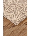 Feizy Enzo Global Geometric, Tan/Ivory, 9'-6" x 13'-6" Area Rug