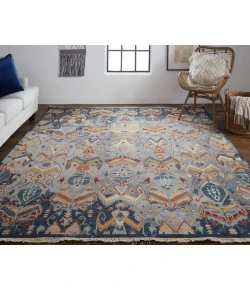 Feizy Leylan 0563F BLUE/MULTI Area Rug 2 ft. 6 in. X 8 ft. Runner