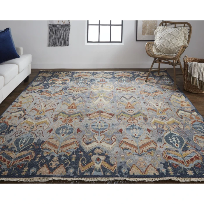 Feizy Leylan Blue/Gray/Tan LEY0563F 2ft. x 3ft. Accent Rug Rug