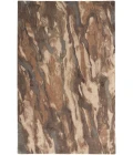 Feizy Amira Contemporary Watercolor Rug, Biscuit Tan/Morel Brown, 5ft x 8ft Area Rug