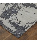 Feizy Zarah Bohemian & Eclectic Abstract, Ivory/Gray/Blue, 10' x 14' Area Rug