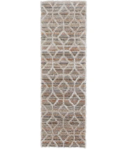Feizy Mynka 39ICF BEIGE/MULTI Area Rug 2 ft. 6 in. X 8 ft. Runner