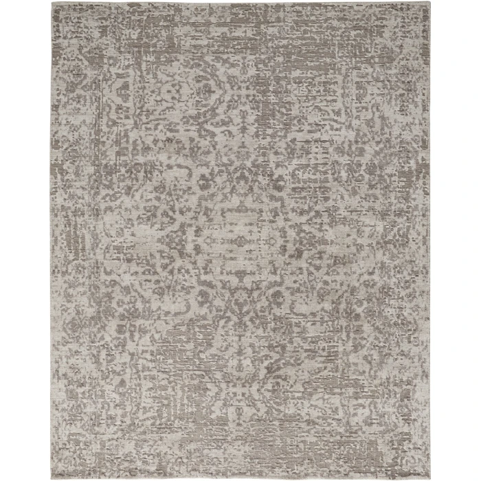 Feizy Langford Taupe/Ivory/Gray LAN8354F 8ft. x 10ft. Rect. Rug