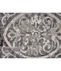 Feizy Kano Casual Distressed, Gray/Ivory/Taupe, 8'-9" x 8'-9" Round Rug