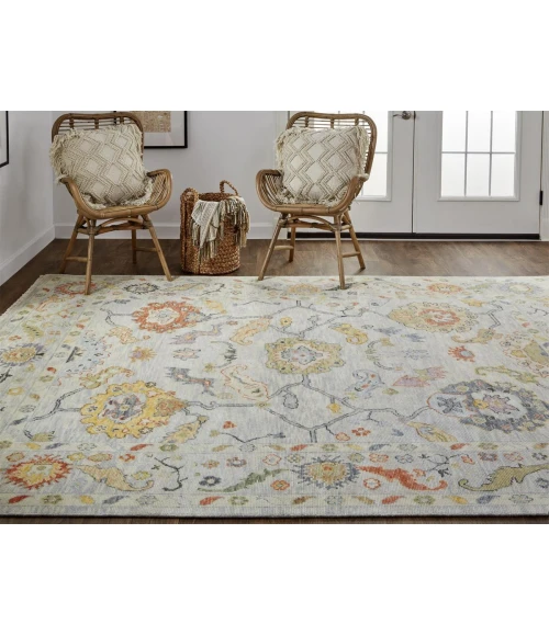 Feizy Karina Persian, Gray/Yellow/Red, 12' x 15' Area Rug