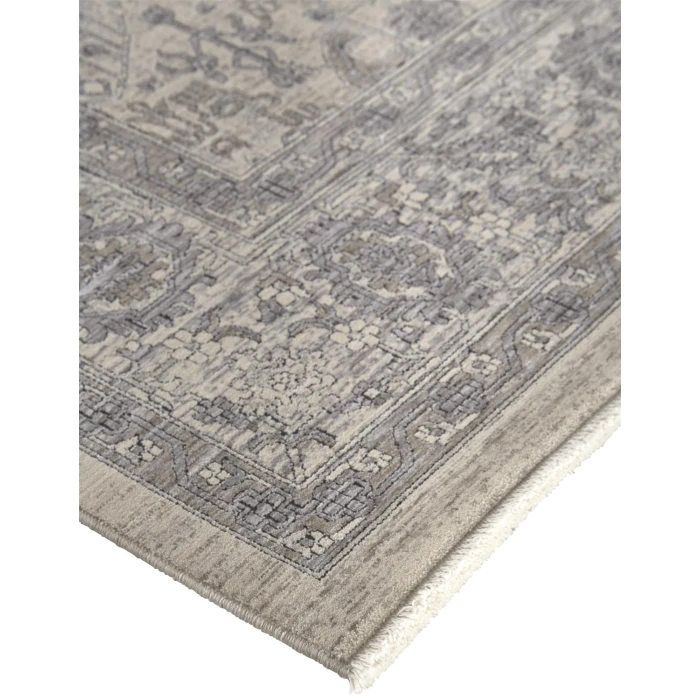 Feizy Marquette Rustic Persian Farmhouse Rug, Beige/Warm Gray, 4ft x 5ft-3in Accent Rug