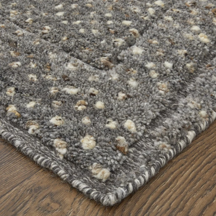 Feizy Dering Gray/Tan/Taupe T27T6042 9ft. x 12ft. Rect. Rug
