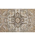 Feizy Celene Vintage Medallion, Brown/Ivory/Tan, 7'-9" x 10' Area Rug